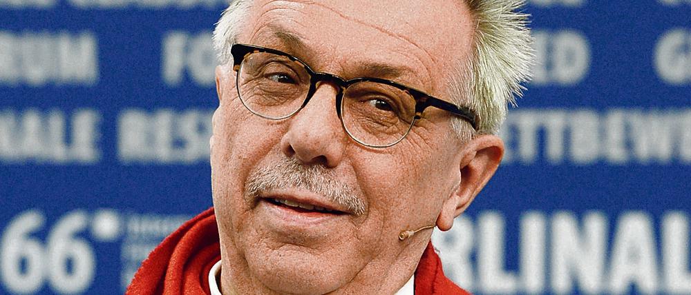Berlinale-Chef Dieter Kosslick auf der Pressekonferenz der Internationalen Filmfestspiele Berlin zur 66. Berlinale.