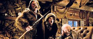 Kurt Russell, Jennifer Jason Leigh und Bruce Dern in "The Hateful 8".