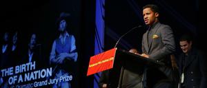 "Birth of a Nation"-Regisseur Nate Parker bei der Verleihung des Jury-Preises in Park City.