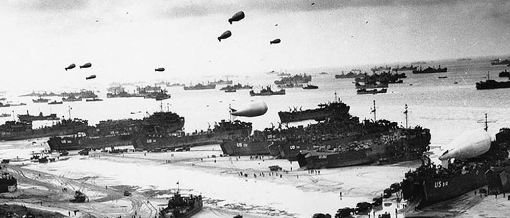 Am 6. Juni 1944 landeten die Alliierten an der Küste der Normandie.