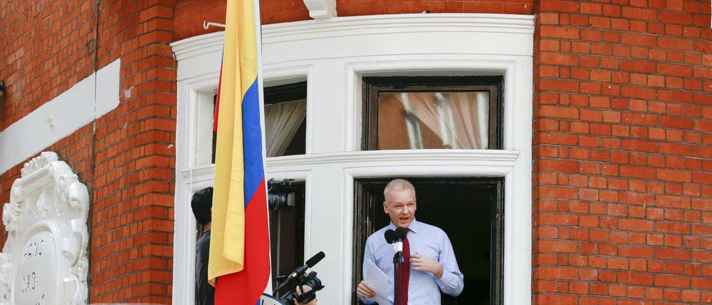 Julian Assange lebt seit mehr als drei Jahren in der Botschaft Ecuadors in London, um einer Auslieferung zu entgehen.
