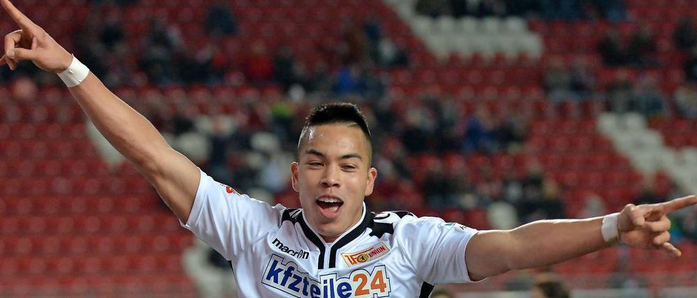 Bobby Wood jubelt über seinen späten Treffer zum Ausgleich.