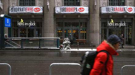 Prominenter Burger: Die Kette "Hans im Glück" betreibt drei Filialen in Berlin, eine davon direkt an der Friedrichsstraße. 