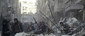 Die Kämpfe im nordsyrischen Aleppo gehen weiter.