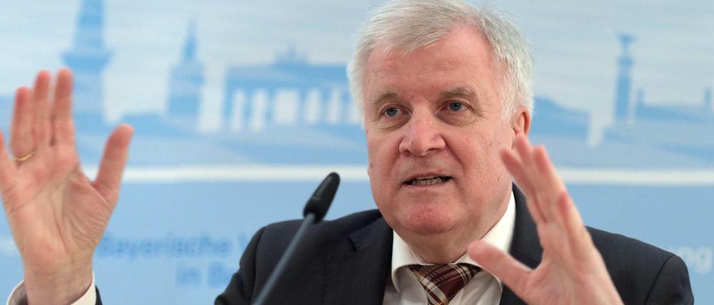 Der bayerische Ministerpräsident Horst Seehofer.