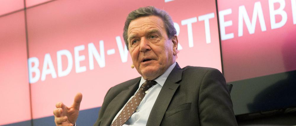 Altkanzler Gerhard Schröder.