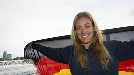 Jetzt aber. Angelique Kerber wird heute die Rod-Laver-Arena rocken.