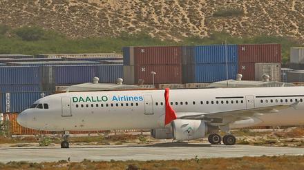 Ein Flugzeug der Daallo Airlines.