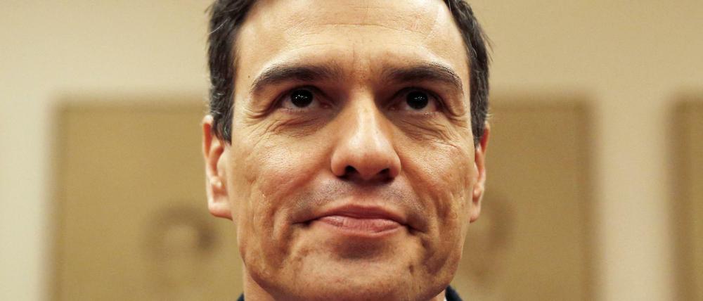 Pedro Sanchez, Chef der Spanischen Sozialisten (PSOE)