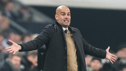 Münchens Trainer Pep Guardiola erregt sich über den Maulwurf beim FC Bayern.