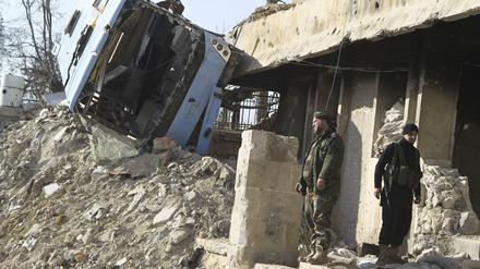 Schon lange kämpfen syrische Regierungstruppen und Rebellen (Bild) um die Kontrolle über Aleppo.