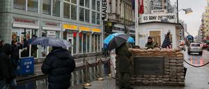 Der Checkpoint Charlie soll ein mögliches Angriffsziel gewesen sein.