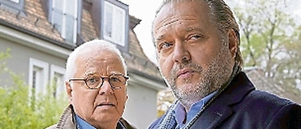 Ende einer Dienstfahrt. Michael Ande alias Gerd Heymann (links), beim "Alten", Hauptkommissar Richard Voss (Jan-Gregor Kremp) bleibt.