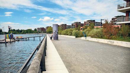 Da ist doch noch Platz! Die Neubauten an der Rummelsburger Bucht tragen dazu bei, dass die Gegend eine der am stärksten wachsenden in Berlin ist.