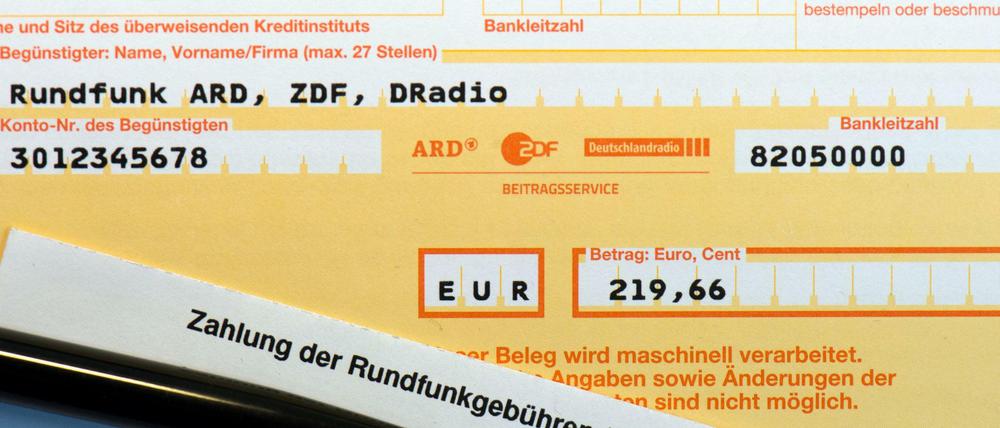 Muss vor Gericht: der Rundfunkbeitrag