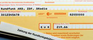 Muss vor Gericht: der Rundfunkbeitrag