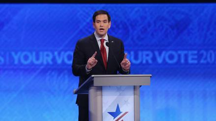Marco Rubio machte keine gute Figur bei der Debatte der Republikaner am Samstag.