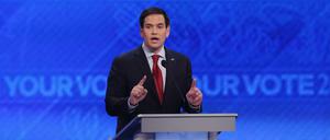 Marco Rubio machte keine gute Figur bei der Debatte der Republikaner am Samstag.