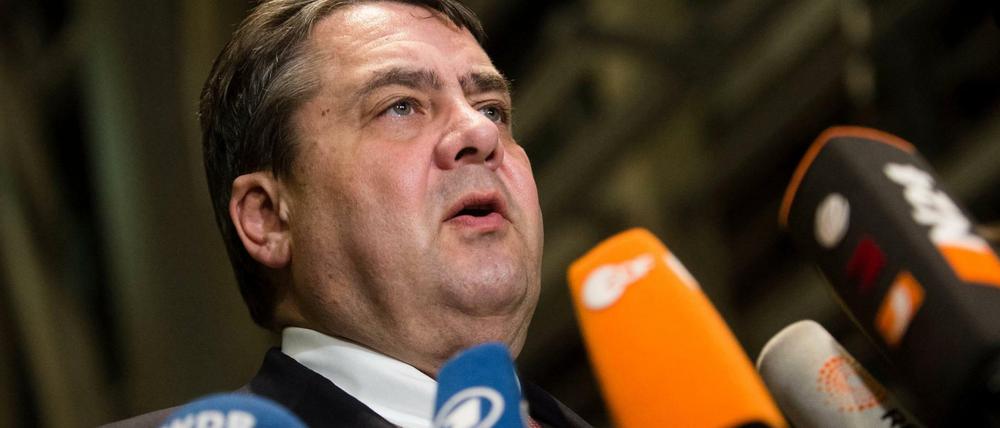Vorsitzender einer Partei, die in der Flüchtlingskrise kaum etwas zu gewinnen hat: Sigmar Gabriel. 