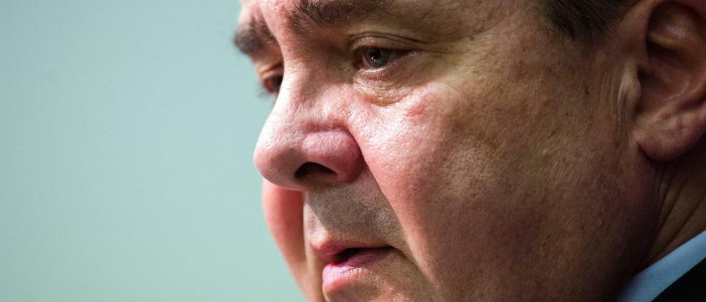 Vize-Bundeskanzler und SPD-Chef Sigmar Gabriel