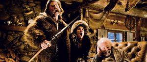 Kurt Russell, Jennifer Jason Leigh und Bruce Dern in "The Hateful 8". 
