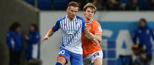 Schwere Zeiten. Die TSG Hoffenheim um Jonathan Schmid kommt nicht aus dem Tabellenkeller.