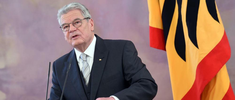 Bundespräsident Joachim Gauck strebt offenbar eine zweite Amtszeit an.