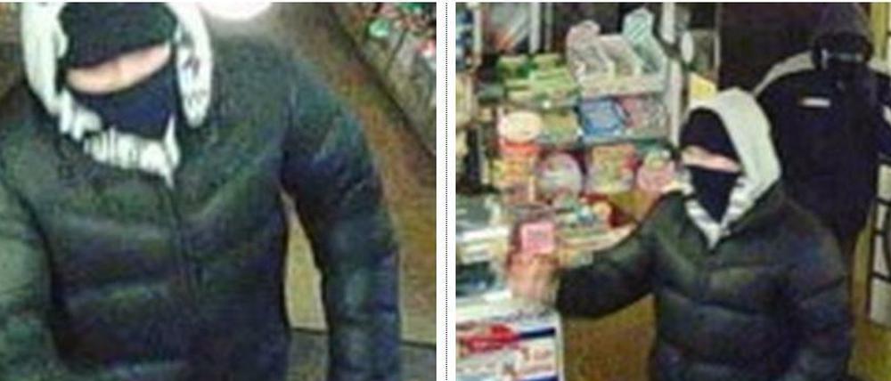 Wer kennt diese Männer: Die beiden Fotos, die die Berliner Polizei am Mittwoch veröffentlicht hat.