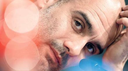Können diese Augen verlieren? Vor allem das Ansehen des Münchner Trainers Pep Guardiola hat in der öffentlichen Wahrnehmung zuletzt gelitten. 