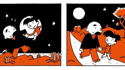 Rückkehr: So betreten Vater und Sohn die Fortsetzung ihrer Comic-Erlebnisse.