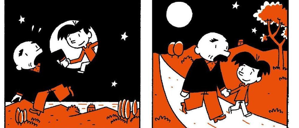 Rückkehr: So betreten Vater und Sohn die Fortsetzung ihrer Comic-Erlebnisse.