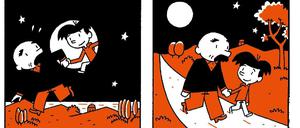 Rückkehr: So betreten Vater und Sohn die Fortsetzung ihrer Comic-Erlebnisse.