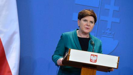 Premierministerin Beata Szydlo.