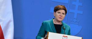 Premierministerin Beata Szydlo.