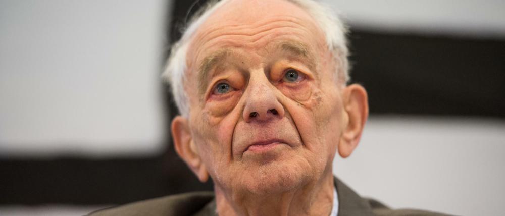 Der Auschwitz-Überlebende Justin Sonder.