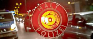 Verkehrskontrolle in Berlin.