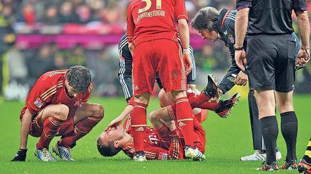 Wiederholungsopfer. Holger Badstuber hat sich in seiner Karriere bereits fünf schwere Verletzungen zugezogen. Die aktuelle Saison ist für den Münchner wegen eines Knöchelbruchs beendet. Foto: dpa/Müller