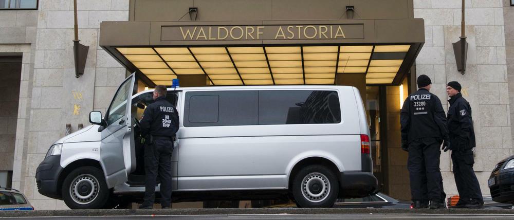 Bezugsfertig. Im Waldorf Astoria übernachtet der Gast aus Israel.