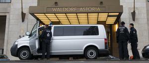 Bezugsfertig. Im Waldorf Astoria übernachtet der Gast aus Israel.