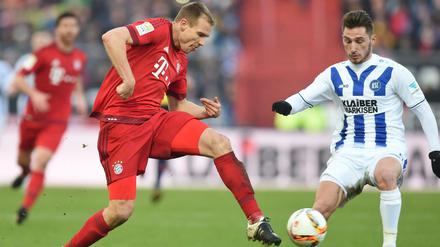 Ein Mann im Pech. Holger Badstuber (links) fällt wieder monatelang aus. 