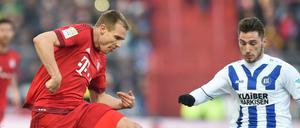 Ein Mann im Pech. Holger Badstuber (links) fällt wieder monatelang aus. 