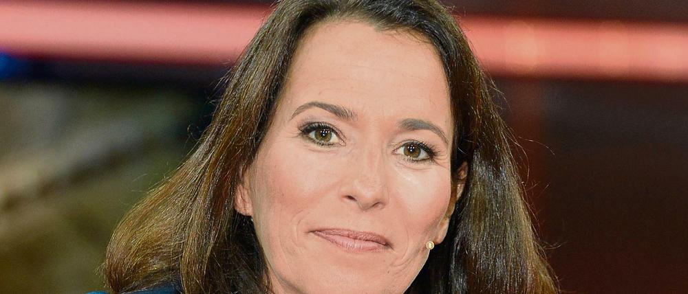 Die Talk-Gastgeberin und Journalistin Anne Will 