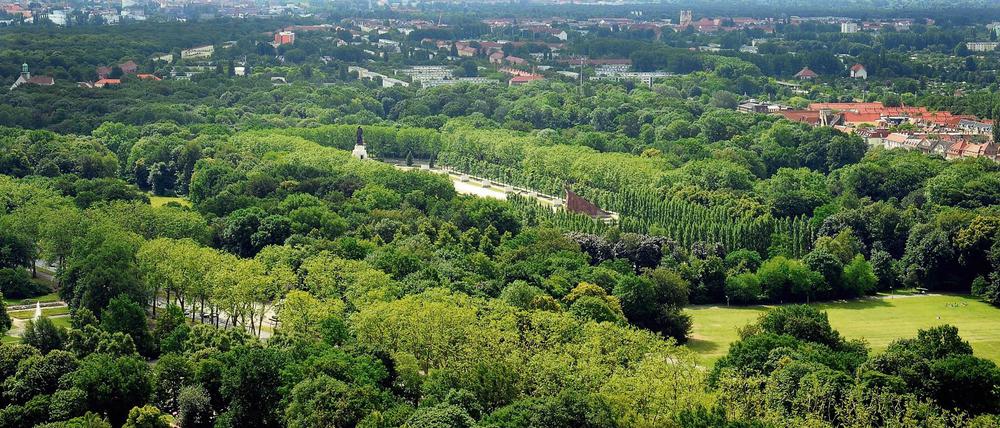 Blick auf den Treptower Park