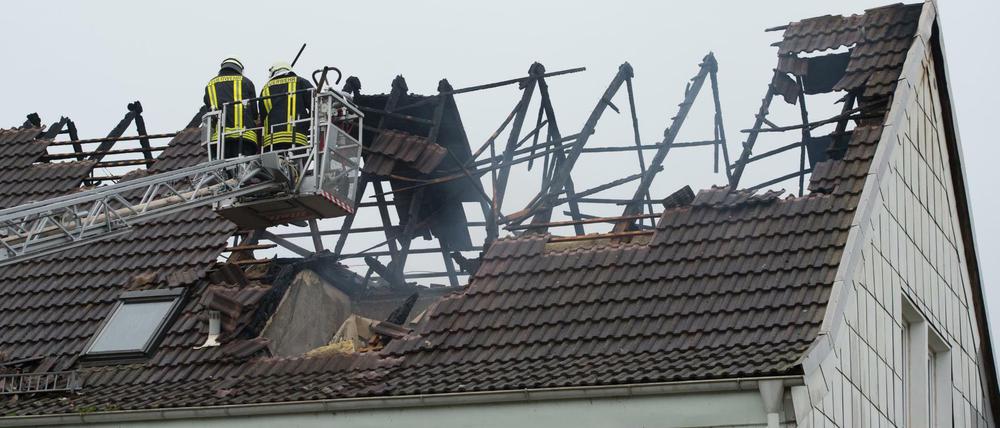 Auch in Ebeleben (Thüringen) gab es einen Brand in einer geplanten Flüchtlingsunterkunft.