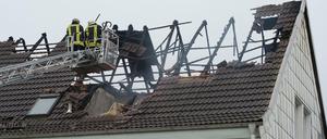 Auch in Ebeleben (Thüringen) gab es einen Brand in einer geplanten Flüchtlingsunterkunft.