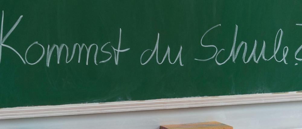 Tafel in der Schule