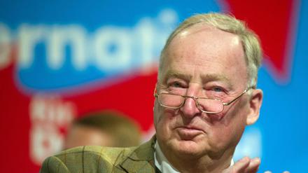 Der stellvertretende Bundesvorsitzende der Partei Alternative für Deutschland (AfD), Alexander Gauland