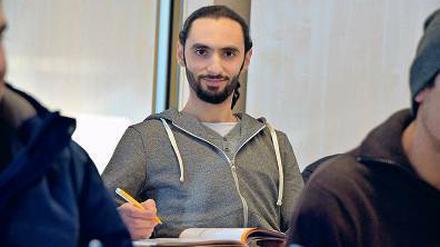 Gar nicht sprachlos: Muhammed möchte Englischlehrer werden.
