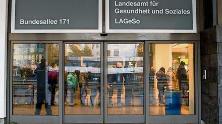 Die neue Erstaufnahmestelle des Landesamtes für Gesundheit und Soziales (LaGeSo) in der Bundesallee. 