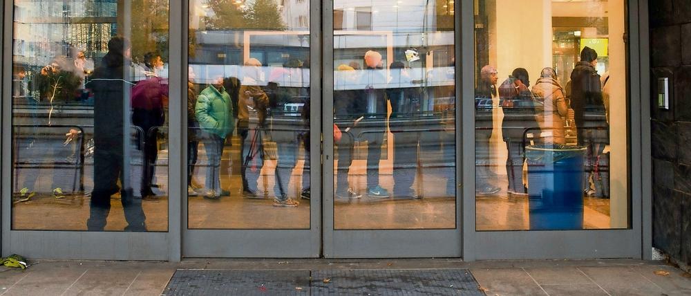 Die neue Erstaufnahmestelle des Landesamtes für Gesundheit und Soziales (LaGeSo) in der Bundesallee.